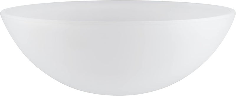Aspen Creative 23518-11, Frosted Replacement Glass Shade for Medium Base Socket Torchiere Lamp, Swag Lamp and Pendant & Island Fixture, 10-3/8" Diameter x 3-7/8" Height - Image 1